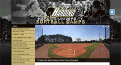 Desktop Screenshot of hardingsoftballcamps.com